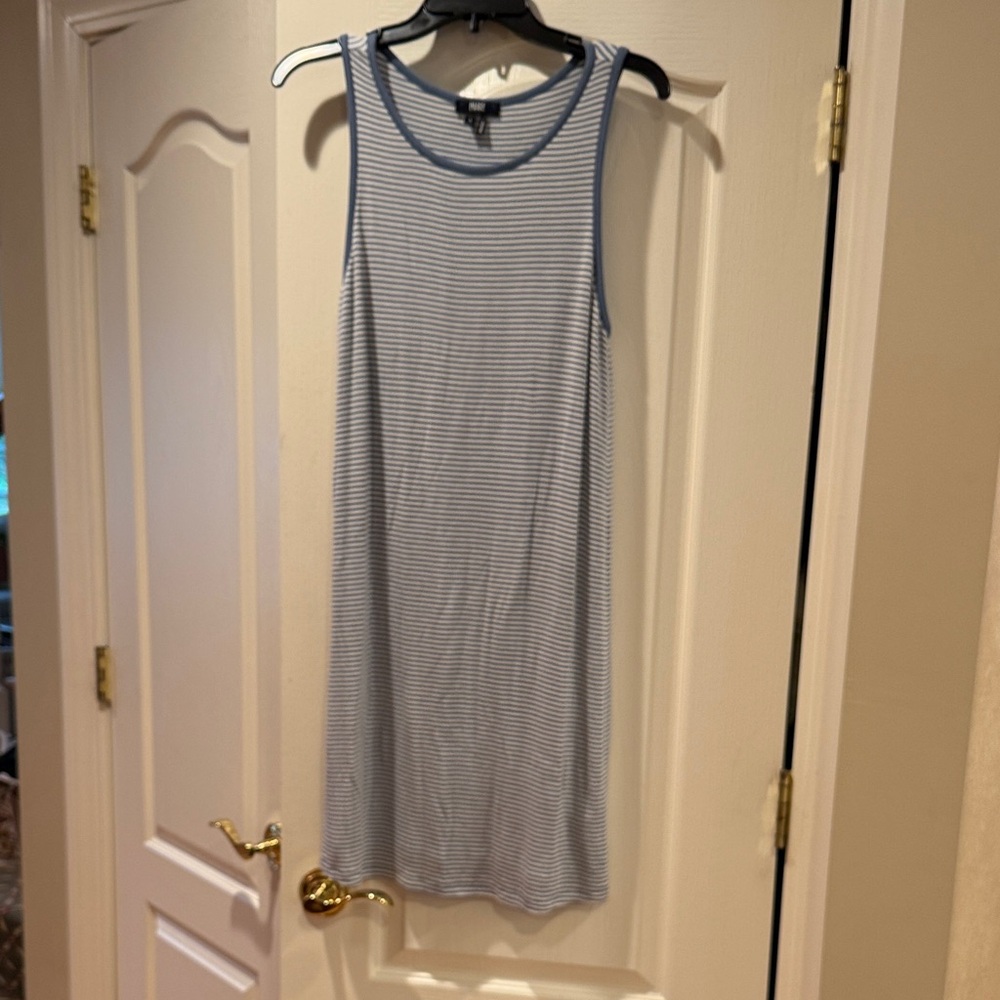 PAIGE Blue and White Dress Size S